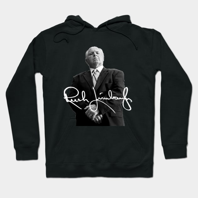 Rush Limbaugh Hoodie by DreamPassion